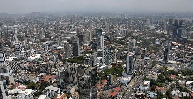 Blick auf Panama City