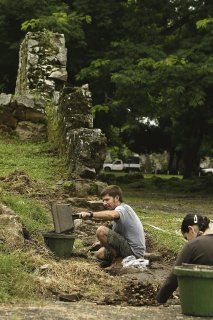 Archäologen bei der Arbeit